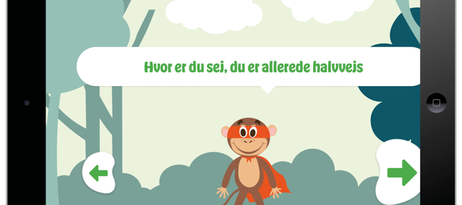 Skærmbillede af Dagtilbudstermometeret