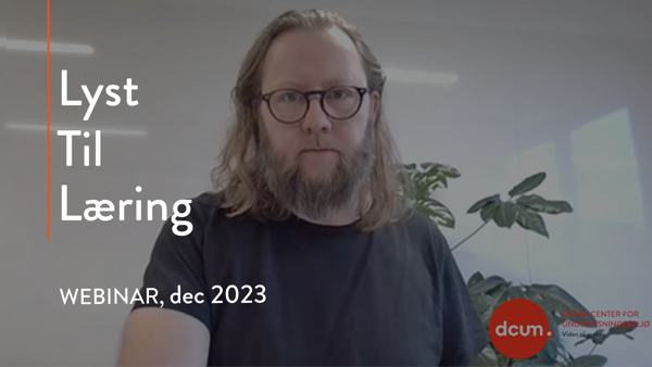 Webinar om Lyst Til Læring dec24