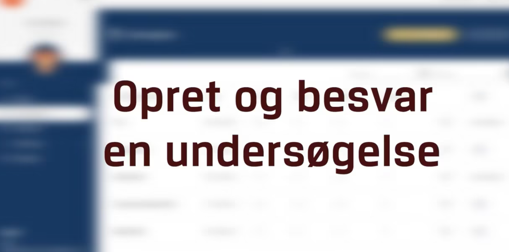 Sådan oprettes og besvares en undersøgelse