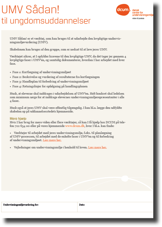 UMV Skabelon UU Forside